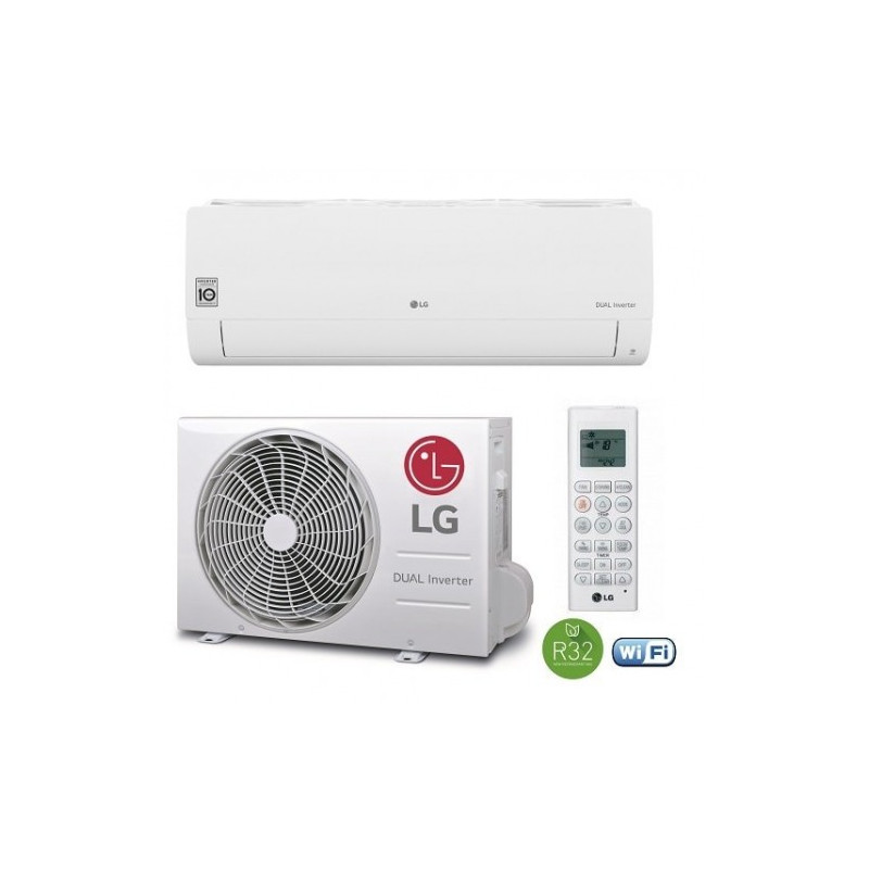 LG - Aire acondicionado Inverter Conjunto split pared 12 CONFORT R32 WIFI