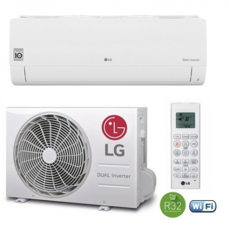 LG - Aire acondicionado Inverter Conjunto split pared 12 CONFORT R32 WIFI